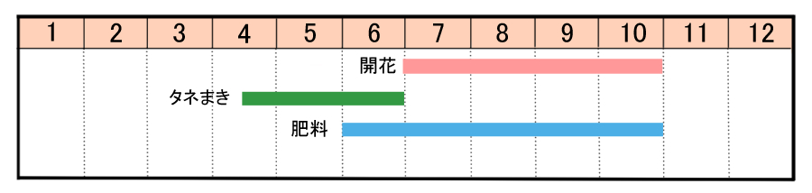 栽培カレンダー