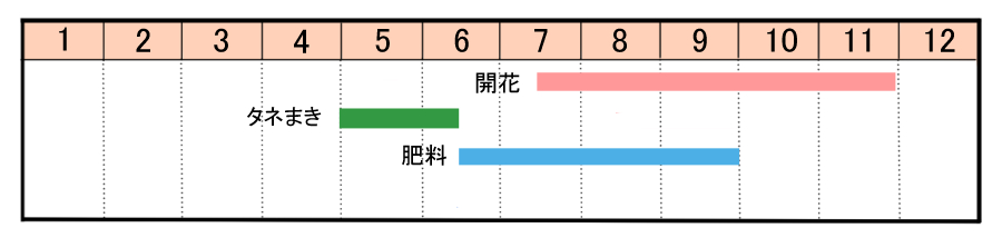 栽培カレンダー