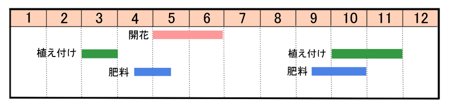 栽培カレンダー