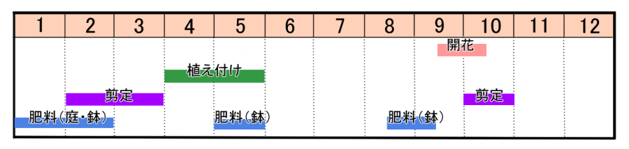 栽培カレンダー