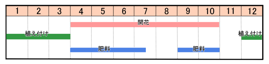 栽培カレンダー