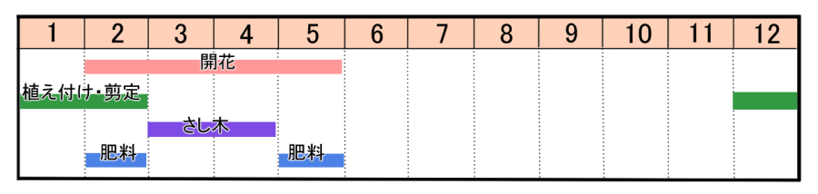 栽培カレンダー