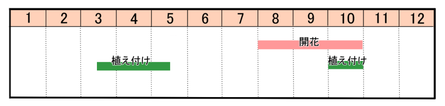 栽培カレンダー