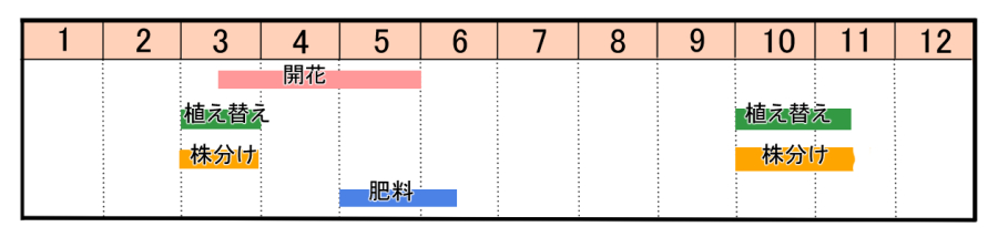 栽培カレンダー