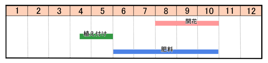 栽培カレンダー