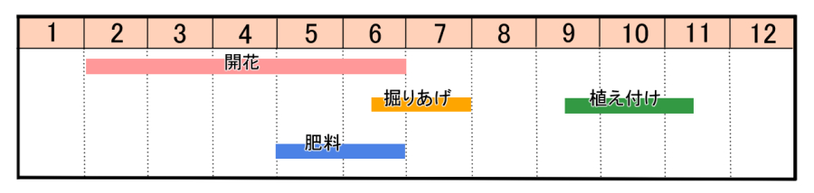 栽培カレンダー