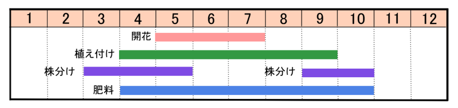 栽培カレンダー