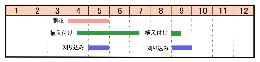 栽培カレンダー