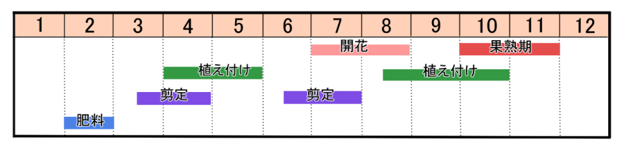 栽培カレンダー