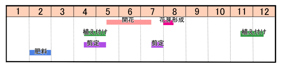 栽培カレンダー