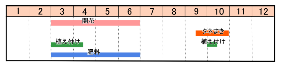栽培カレンダー