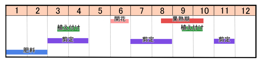 栽培カレンダー