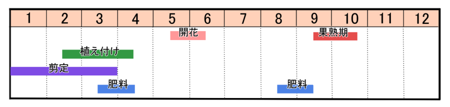 栽培カレンダー