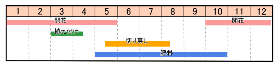 栽培カレンダー