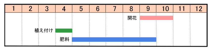 栽培カレンダー