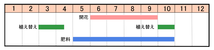 栽培カレンダー