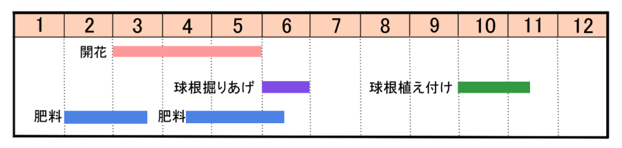 栽培カレンダー