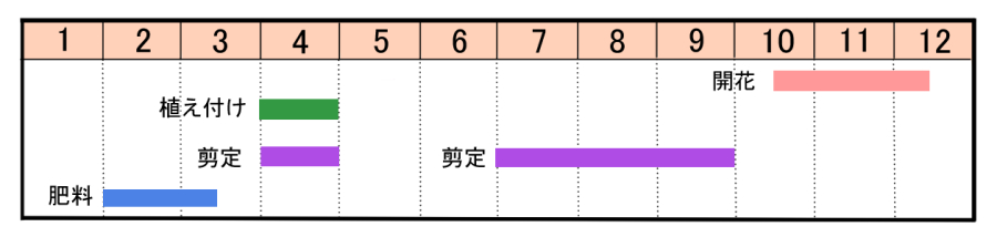 栽培カレンダー