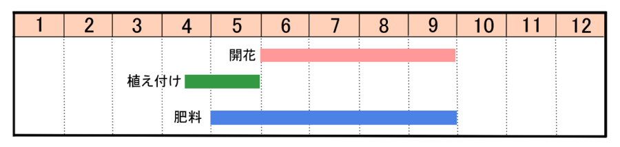 栽培カレンダー