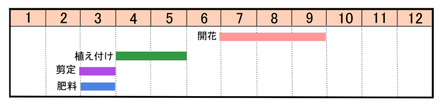 栽培カレンダー