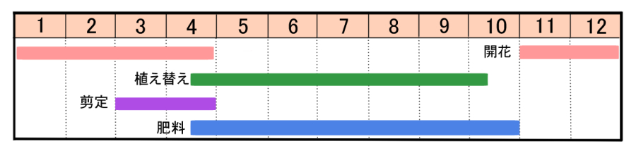 栽培カレンダー