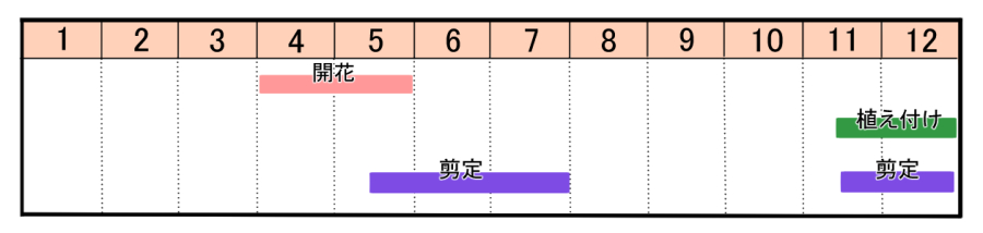 栽培カレンダー