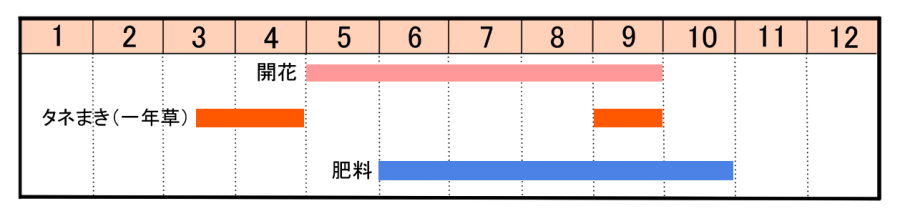 栽培カレンダー